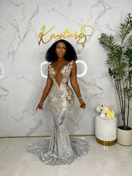 Imani crystal dress