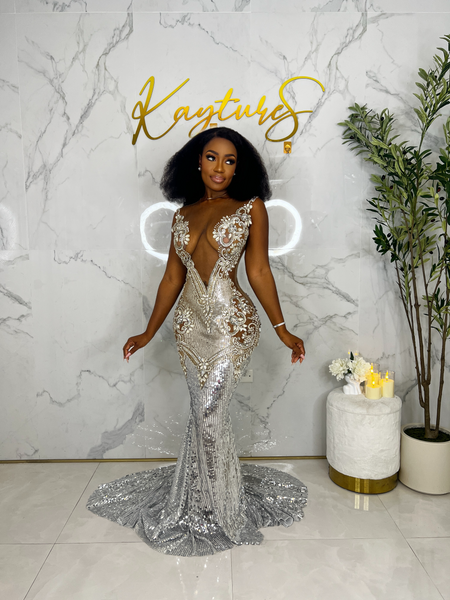 Imani crystal dress