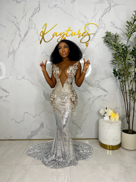 Imani crystal dress