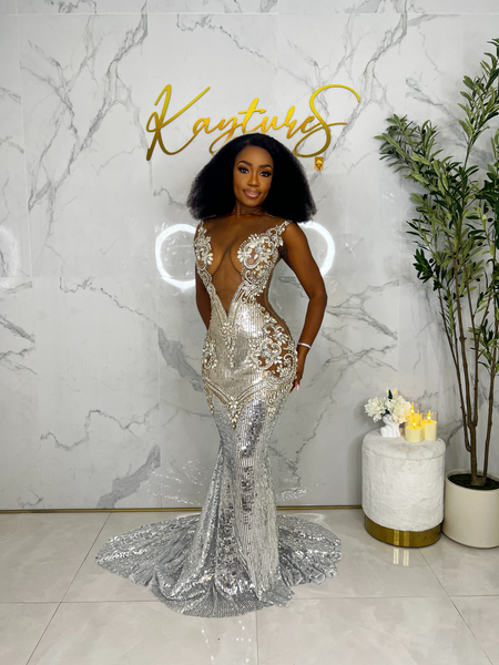 Imani crystal dress