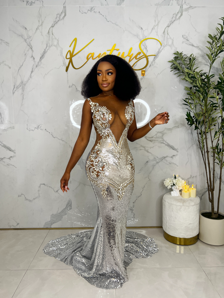 Imani crystal dress