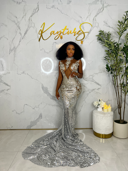 Imani crystal dress