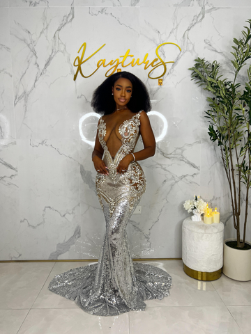 Imani crystal dress