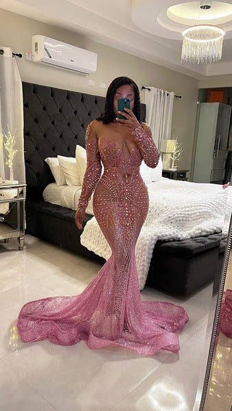 ALARA crystal glitter dress